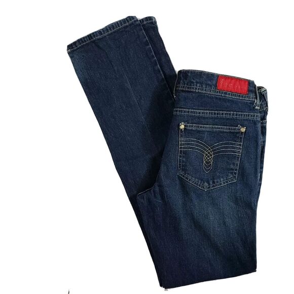 Fire Jeans Lisa Skinny Jean Women's Waist 28" Blue Denim Cotton/Spandex Size 9 - Picture 1 of 11